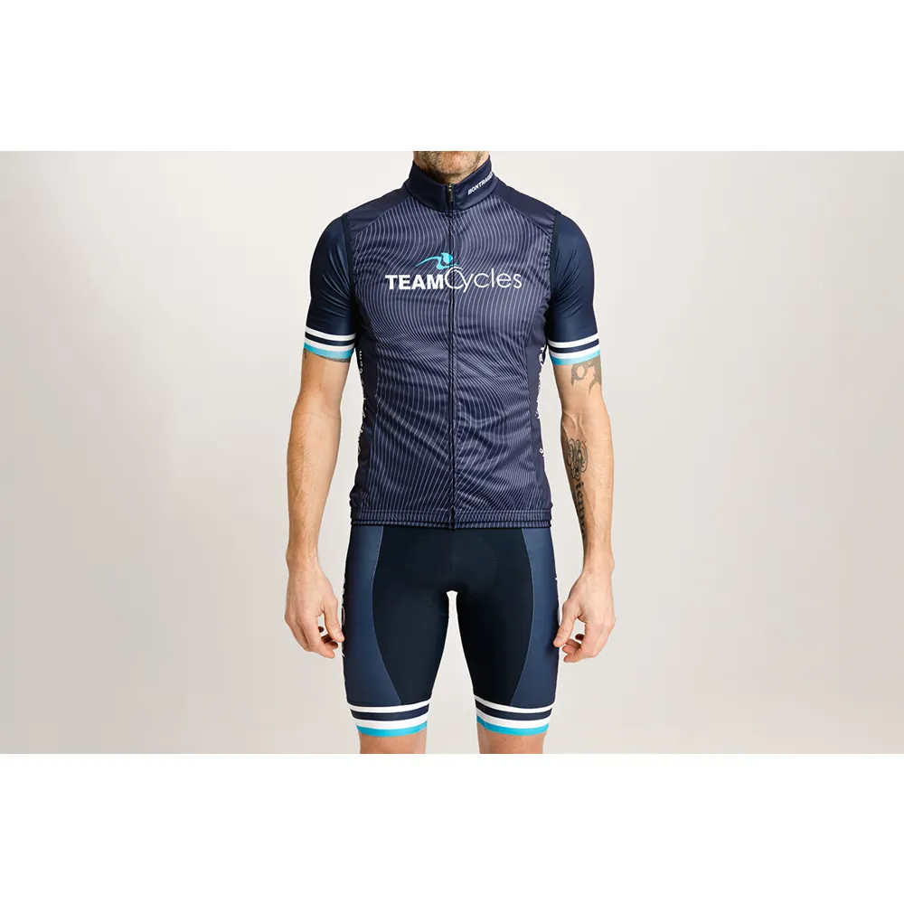 Team Cycles Windshield Gilet in Navy Blue | Interest FREE Finance & Online Refund Policy.